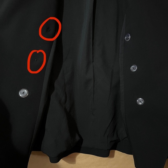 L'Agence | Kenzie Blazer Double Breasted Sculpted Jacket Black Size 8 - Picture 8 of 14